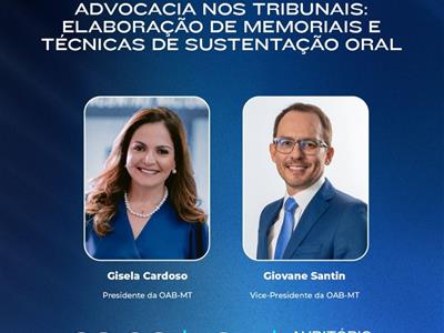 Foto da Notícia: OAB-MT encerra programação em Cuiabá com ciclo de palestras e lançamento de livros jurídicos